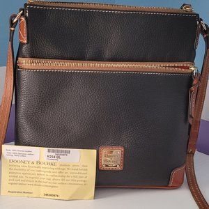Dooney & Bourke Pebble Leather Crossbody Pocketbook
